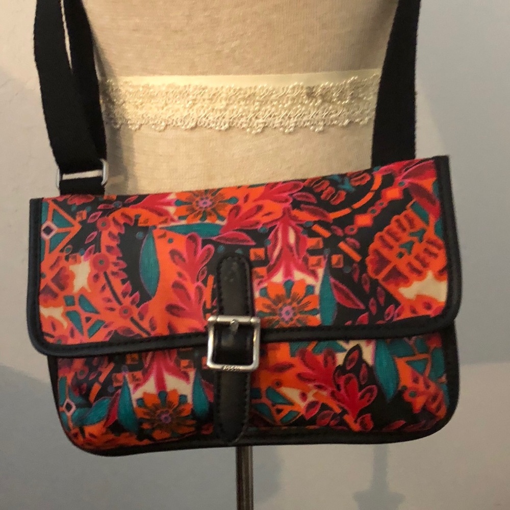 Fossil Keyper Floral Crossbody Purse